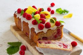 Shane Smith Lemon Raspberry Yogurt Loaf Cake